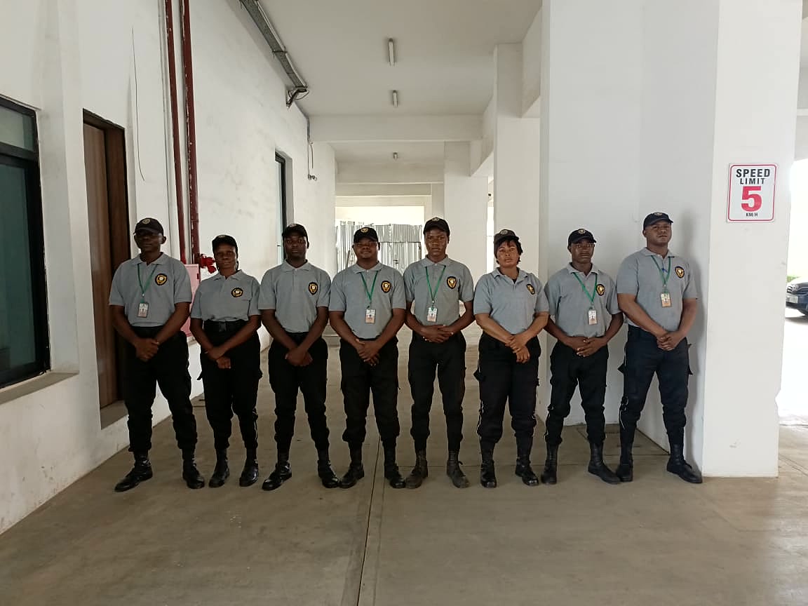 Sarf Guards deployment team at a client facility